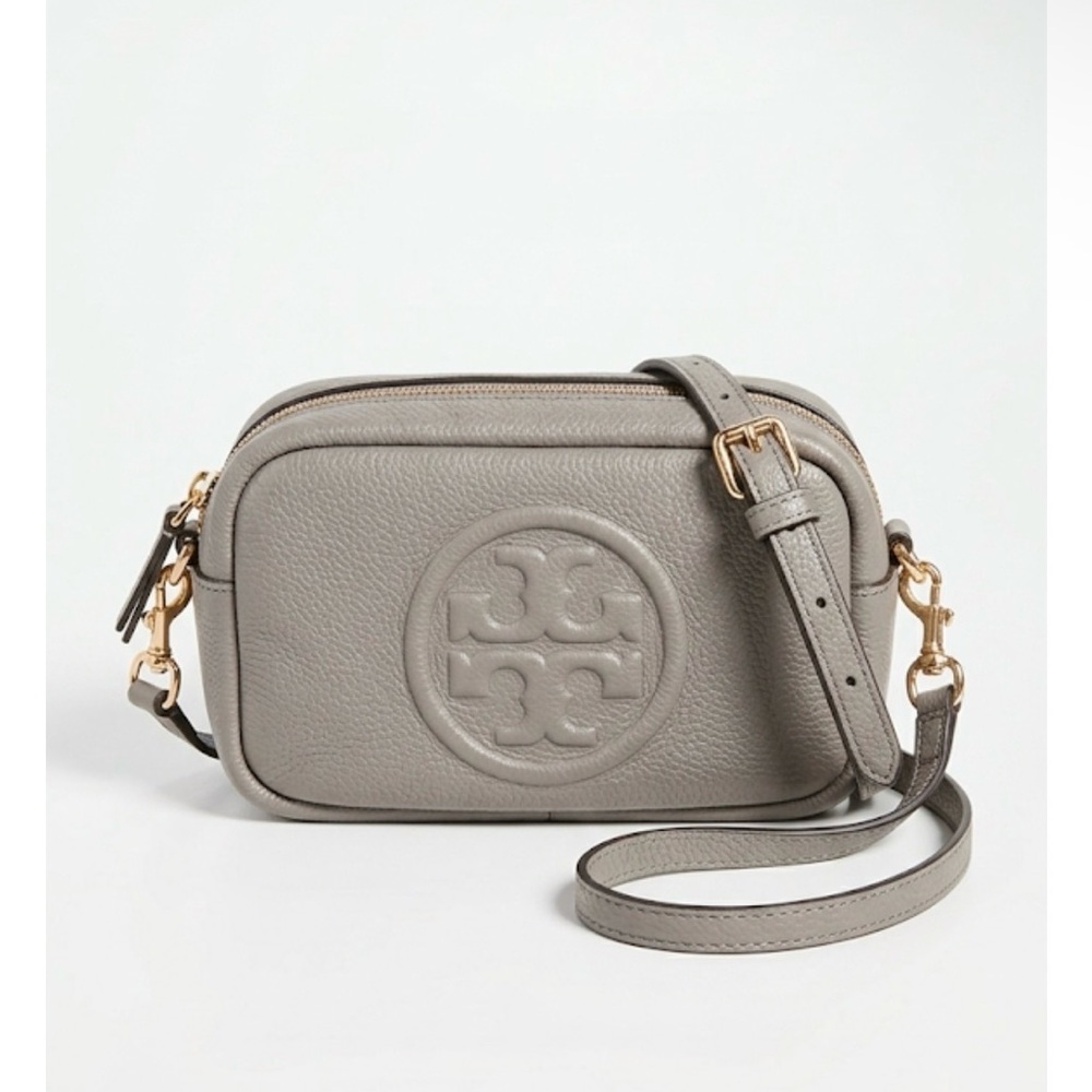 Tory Burch Perry Bombe Crossbody "Gray Heron"